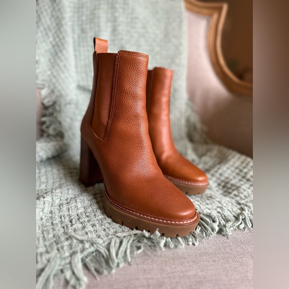 TORY BURCH CARSON LUG-SOLE ANKLE BOOT FOR SPRING